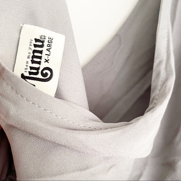 Show Me Your MuMu Kendall Soft Charcoal Maxi Dress - Picture 6 of 7